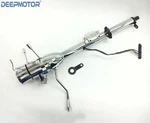 32" Inch Auto Column Shift Tilt Steering With Key & Wheel Adapter Chrome. Fixed Price $229.99.