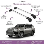Fits Lexus LX600 2022-2025 With Factory Rails 2PCS Roof Rack Cross Bars 165 Lbs. Fixed Price $154.90.