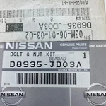 Nissan Genu Ne D8935-JD03A Bolt And Nut D8935JD03A. Fixed Price $17.52.