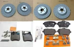 Gen Front And Rear Brake Rotors Pads & Sensors Kit For Mercedes W222. Fixed Price $728.00.