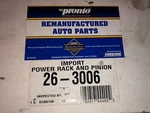 Rack And Pinion Complete Unit Cardone 26-3006 Reman. Fixed Price $99.99.