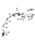 Genuine Mopar Steering Column Shroud 1NZ96DX9AF. Fixed Price $60.24.