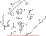 Hummer Power Steering Cylinder Line Hose Assembly 15295857 , 365466 15169912. Fixed Price $68.44.
