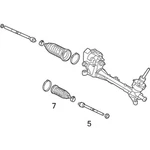 Genuine Ford Rack And Pinion Assembly HV6Z3504FF. Fixed Price $1971.90.