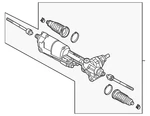 Genuine Audi Steering Gear 8K1-423-055-CG. Fixed Price $3052.83.