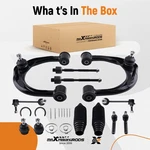 12PC Front Upper Control Arm For Toyota 4RUNNER Fj Cruiser Lexus GX470 2007-2009. Fixed Price $105.29.