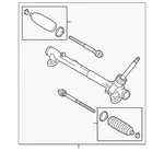 Genuine Mazda Rack And Pinion Assembly GBEF-32-110. Fixed Price $235.93.