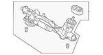 Genuine Volkswagen Steering Gear 5QN-423-055-A. Fixed Price $997.95.