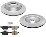 Rear Coated Brake Rotors & Ceramic Pads Ford Edge 2015-2018. Fixed Price $141.00.