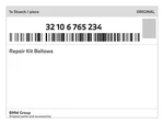 Genuine Bmw Repair Kit Bellows 32-10-6-765-234 New. Fixed Price $69.37.