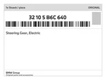 Genuine Bmw Steering Gear, Electric 32-10-5-B6C-640 New. Fixed Price $510.61.