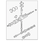 Genuine Gm Steering Gear Box 19434142. Fixed Price $812.35.