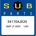 Subaru Univ Jt Assy Lhd 34170AJ020, New Genuine Oem Part. Fixed Price $245.38.