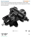 Power Steering Assembly 2004-2008 Ford E-150 E-250 E-350. Fixed Price $80.00.