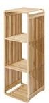 Bamboo Rack Natural Triple Layer Arc Shelf. Fixed Price $35.00.