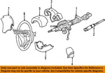 Chrysler Oem 96-00 Caravan Shroud, Switches Levers-lock Cover 4680179. Fixed Price $42.48.