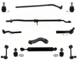 For Wrangler 10-17 Ball Joints Tie Rod Arm To Steering Assembly Front 12PC Kit. Fixed Price $410.00.