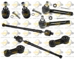 8 Pcs Front Kit Lower Ball Joints Tie Rod Sway Bar Fit Saab 9-2X Aero Wagon 2.5L. Fixed Price $93.49.