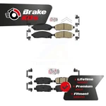 Front Rear Ceramic Disc Brake Pads Kit For 2011-2015 Nissan Leaf. Fixed Price $83.53.