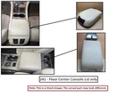Blk Lea Console Lid Oem 11-15 Ford Explorer. Fixed Price $75.00.