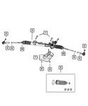 Genuine Mopar Rack And Pinion Gear Remanufactured R5154517AC. Fixed Price $806.85.