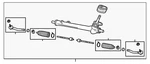Genuine Nissan Rack And Pinion Assembly 48001-5SA3A. Fixed Price $972.75.