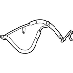 Genuine Mercedes-benz Oe Flex. High-pressure Hose 221-466-31-81. Fixed Price $472.51.