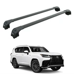 For Lexus Lx 600 2021-2025 Roof Rack Cross Bars Flush Rail Alu Black. Fixed Price $198.00.