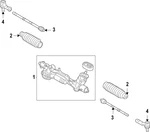 Genuine Volkswagen Steering Gear 3QG-423-055-D. Fixed Price $501.33.
