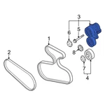 For Bmw X5 2007-2010 11287565225 Accessory Drive Belt Tensioner Assembly. Fixed Price $201.68.