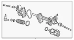 Genuine Gm Electric Belt Drive Rack And Pinion Steering Gear 84670795. Fixed Price $1359.16.