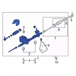 Genuine Ford Steering Gear BB5Z-3504-M. Fixed Price $1805.60.