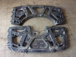2014 Polaris Sportsman 850 Xp 4WD Front Rear Racks (see Pics For Damag. Fixed Price $240.00.