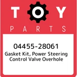 04455-28061 Toyota Gasket Kit, Power Steering Control Valve Overhole 0445528061,. Fixed Price $62.96.