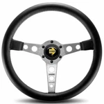 Momo Prototipo Steering Wheel Silver + Hub Adapter Kit. Fixed Price $379.00.