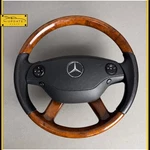 07-10 Mercedes W216 CL550 W221 Driver Steering Wheel W/ Paddle Shifters Wood Oem. Fixed Price $299.90.