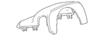 Medium Cashmere Instrument Panel Steering Column Upper Trim Cover (23189847). Fixed Price $66.14.