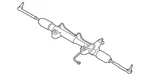 Genuine Nissan Gear Assembly 49001-6GA2A. Fixed Price $1839.39.