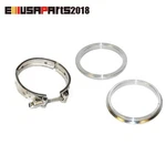 Emusa New 3.5" V-band Flange & Clamp Kit For Turbo Exhaust Stainless Steel. Fixed Price $27.99.