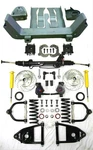 1964-1970 Ford Mercury Mustang Ii Power Front End Suspension Kit 2" Drop Slotted. Fixed Price $1869.41.