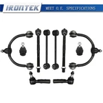 Irontek 10PC Front Upper Control Arm Kit For 05-10 Jeep Grand Cherokee Commander. Fixed Price $119.97.