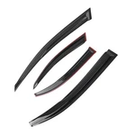 4PC Rain Visors Wind Guards For Nissan Sentra 2013-2019 Black Outside Mount Set. Fixed Price $27.67.