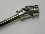 36" Polished Steering Shaft 5/8"-36 Spline X 3/4" Dd 1979+ Gm Rack Ss U Joint. Fixed Price $62.50.