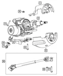 Genuine Mopar Steering Column Shroud 1RZ38JW4AB. Fixed Price $101.18.