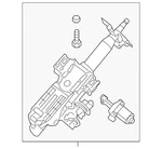 Genuine Nissan Steering Column 48810-3JA1E. Fixed Price $1140.95.