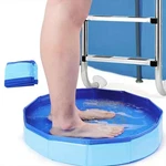 Creative Portable Folding Foot Bath Bucket Swimming Pool Entrance Cleaning. Fixed Price $12.99.