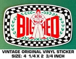 Big Red - Vintage Original Vinyl Decal Sticker. Fixed Price $5.85.