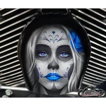 American Freedom Blue Sugar Skull Horn Cover Af-hdh-ssb. Fixed Price $129.99.