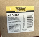 Steering Shaft Dorman 425-360 Ford Lincoln Mercury Various Vehicles. Fixed Price $56.05.